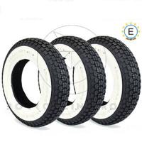 Set 3 Gomme fascia spalla bianca Vespa epoca