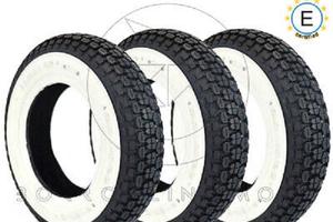 Set 3 Gomme fascia spalla bianca Vespa epoca