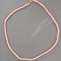 Girocollo perline rosa