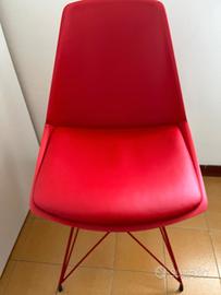 Sedia stile Emu Heaven in acciaio 