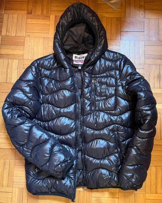 Piumino nero lucido blauer