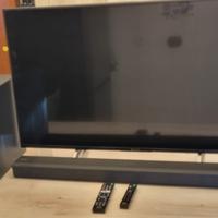 smart tv sony 49" pollici  soundbar  con subwoofer