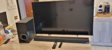 smart tv sony 49" pollici  soundbar  con subwoofer