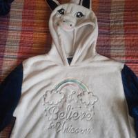 Pigiama, pesante, unicorno