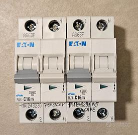 Interruttore Magnetotermico Eaton AS63F/C16 - 2 pz