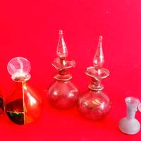 Boccette vintage in vetro soffiato da collezione 