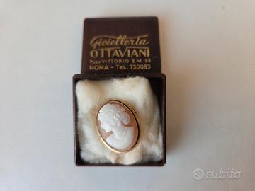 Spilla vintage in oro 18K 