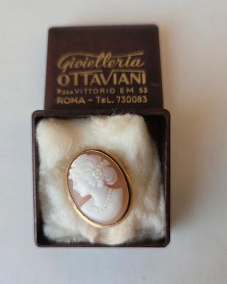 Spilla vintage in oro 18K 