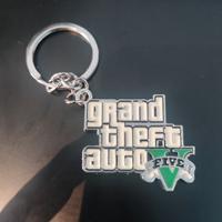 Grand theft auto V five 5 portachiave 