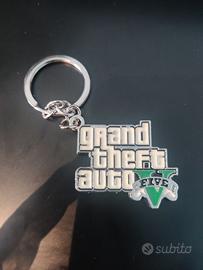 Grand theft auto V five 5 portachiave 