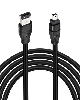 Cavo Firewire 400 IEEE 1394 nero