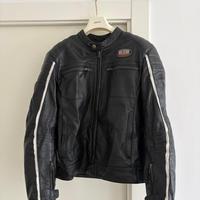 Giacca moto in pelle