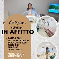 Cabine estetica arredate