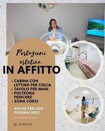 Cabine estetica arredate