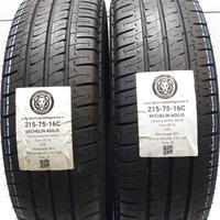 2 GOMME 215 75 16C MICHELIN A56628