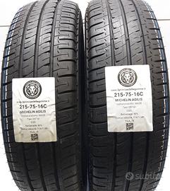 2 GOMME 215 75 16C MICHELIN A56628