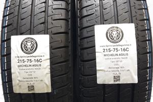 2 GOMME 215 75 16C MICHELIN A56628