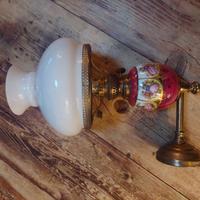 coppia aplique lampade da parete decorate