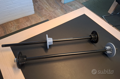 2 PALI PORTAROTOLO A1 PER PLOTTER HP130