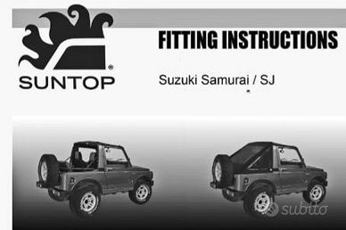  capote bikini + Fastback suzuki sj 