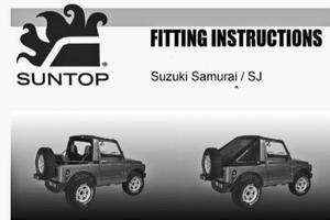  capote bikini + Fastback suzuki sj 