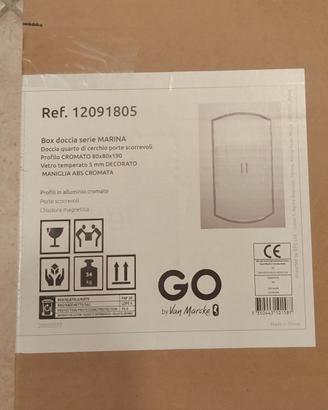 Box doccia semicircolare 80x80