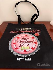 Totebag ufficiale Ligabue Buon compleanno Elvis 30