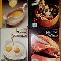 4 libri CUCINARE BENE