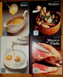 4 libri CUCINARE BENE