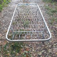 Rete letto singolo 80x190 gambi pieghevoli