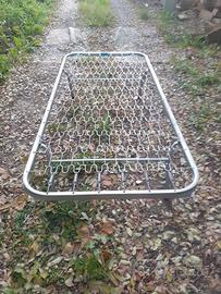 Rete letto singolo 80x190 gambi pieghevoli