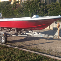 Barca carrello motore