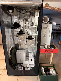Grow Box completo pronto per la coltivaziione