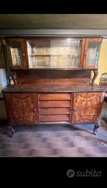 Credenza antica in legno noce