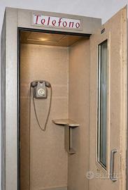 Cabina telefonica da interni anni 70