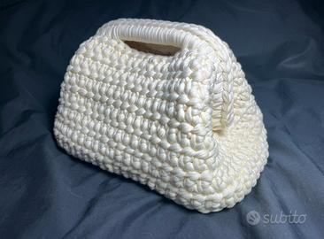 Borsa crochet panna🌸