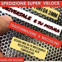 🔥 Lamiera forata inox braciere pellet nocciolino 🔥