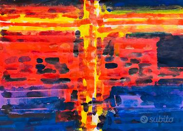 Opera pittorica su carta