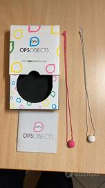 2 collane donna ops lunghezza 42 cm