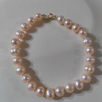 bracciale donna perle coltivate e oro750