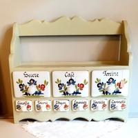 MENSOLA  PORTASPEZIE SCAFFALE SHABBY