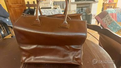 borsa da viaggio  in pelle unisex