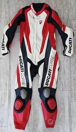 Tuta Moto Ducati Corse in Pelle di Canguro – Tagli