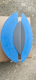 Lampada da parete/soffitto/applique "Glassa"