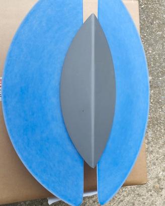Lampada da parete/soffitto/applique "Glassa"