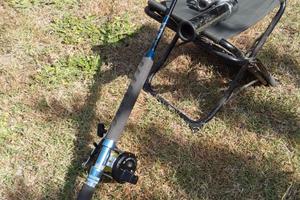 Canna traina 20/40 Lb + mulinello + portacanna
