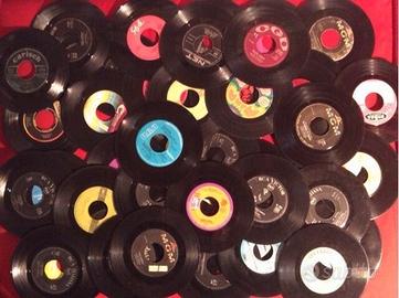 LOTTO STOCK 50 DISCHI VINILE 7" TUTTI I GENERI