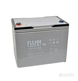 Batteria Fiamm 12FGL80 piombo ermetica AGM 12V 80A