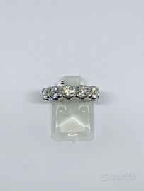 Anello riviere oro 18KT ct 1.25 (cr)