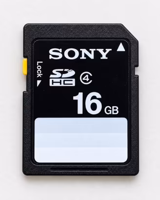 Scheda memoria Sony SDHC 16 GB – Class 4